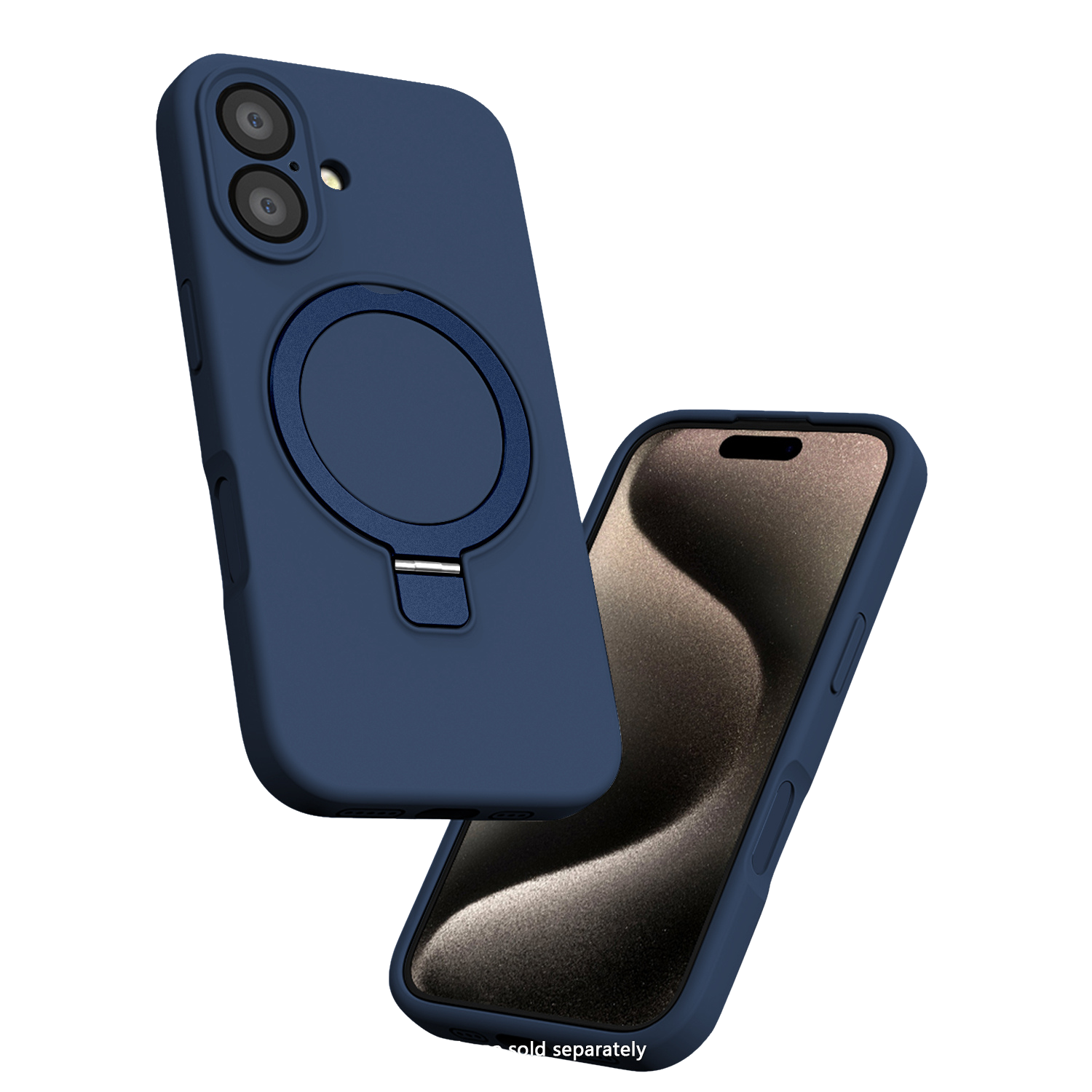 Venture Series Silicone Kickstand Case for Apple iPhone 17