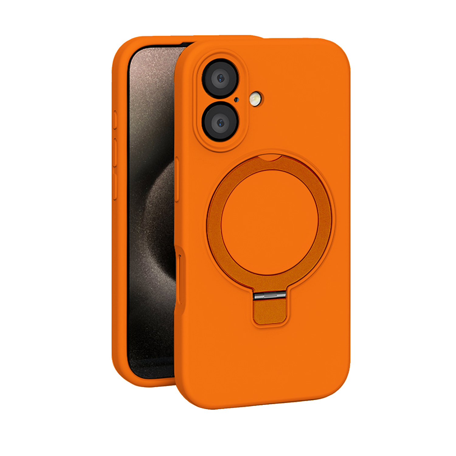 Venture Series Silicone Kickstand Case for Apple iPhone 17