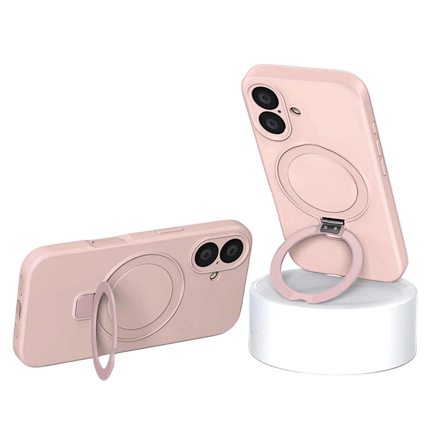 Venture Series Silicone Kickstand Case for Apple iPhone 17