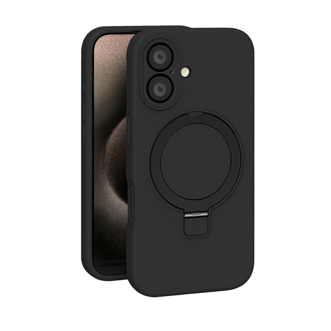 Venture Series Silicone Kickstand Case for Apple iPhone 17
