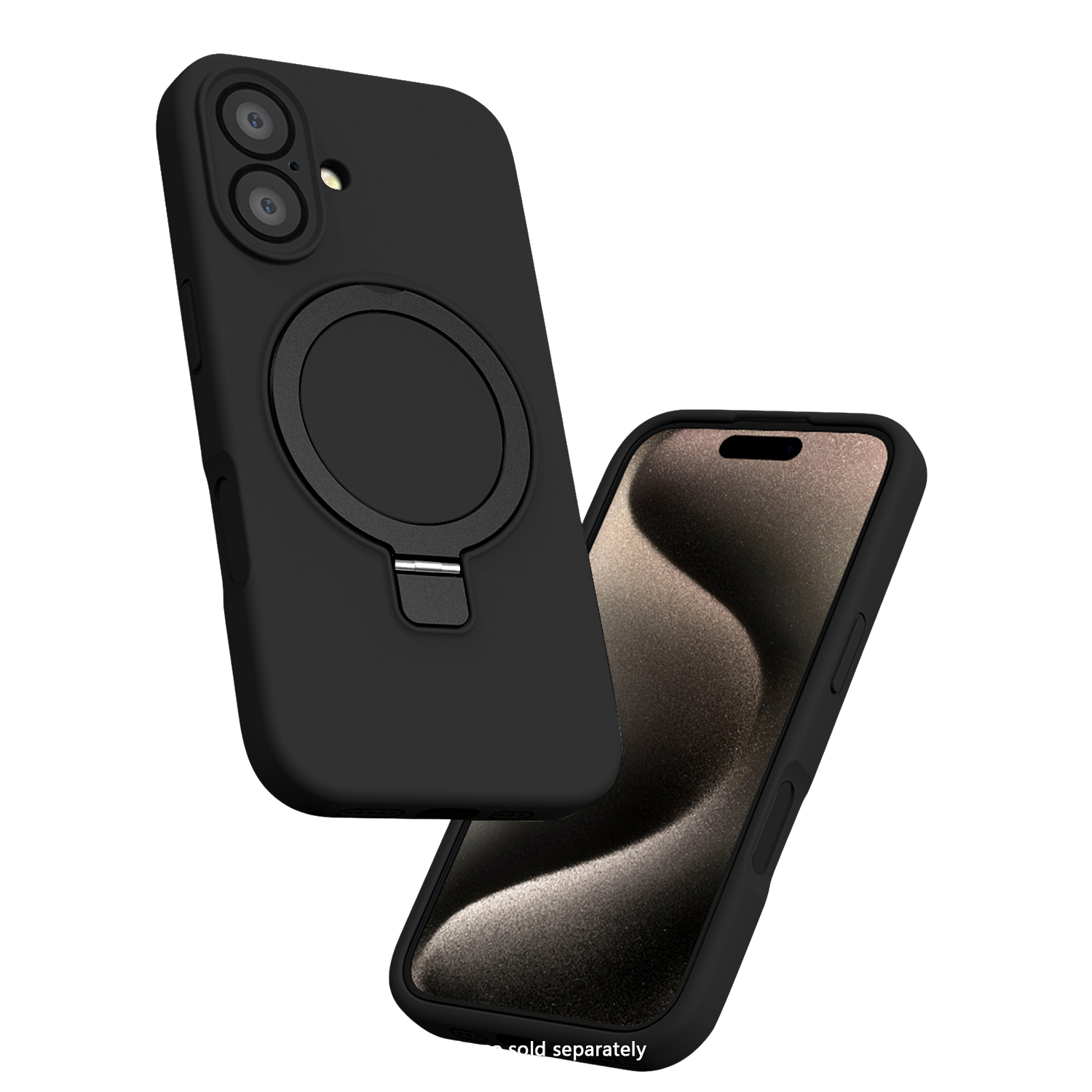 Venture Series Silicone Kickstand Case for Apple iPhone 17