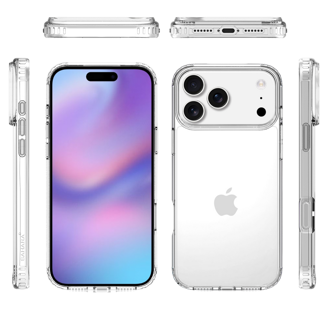Venture Series Clear Hard Shell Case for Apple iPhone 17 Pro Max