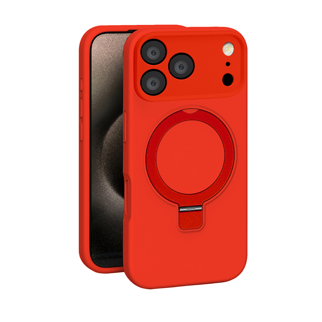 Venture Series Silicone Kickstand Case for Apple iPhone 17 Pro Max