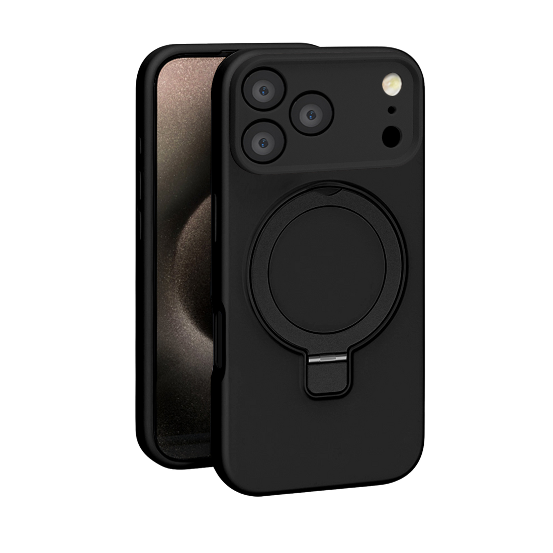 Venture Series Silicone Kickstand Case for Apple iPhone 17 Pro Max