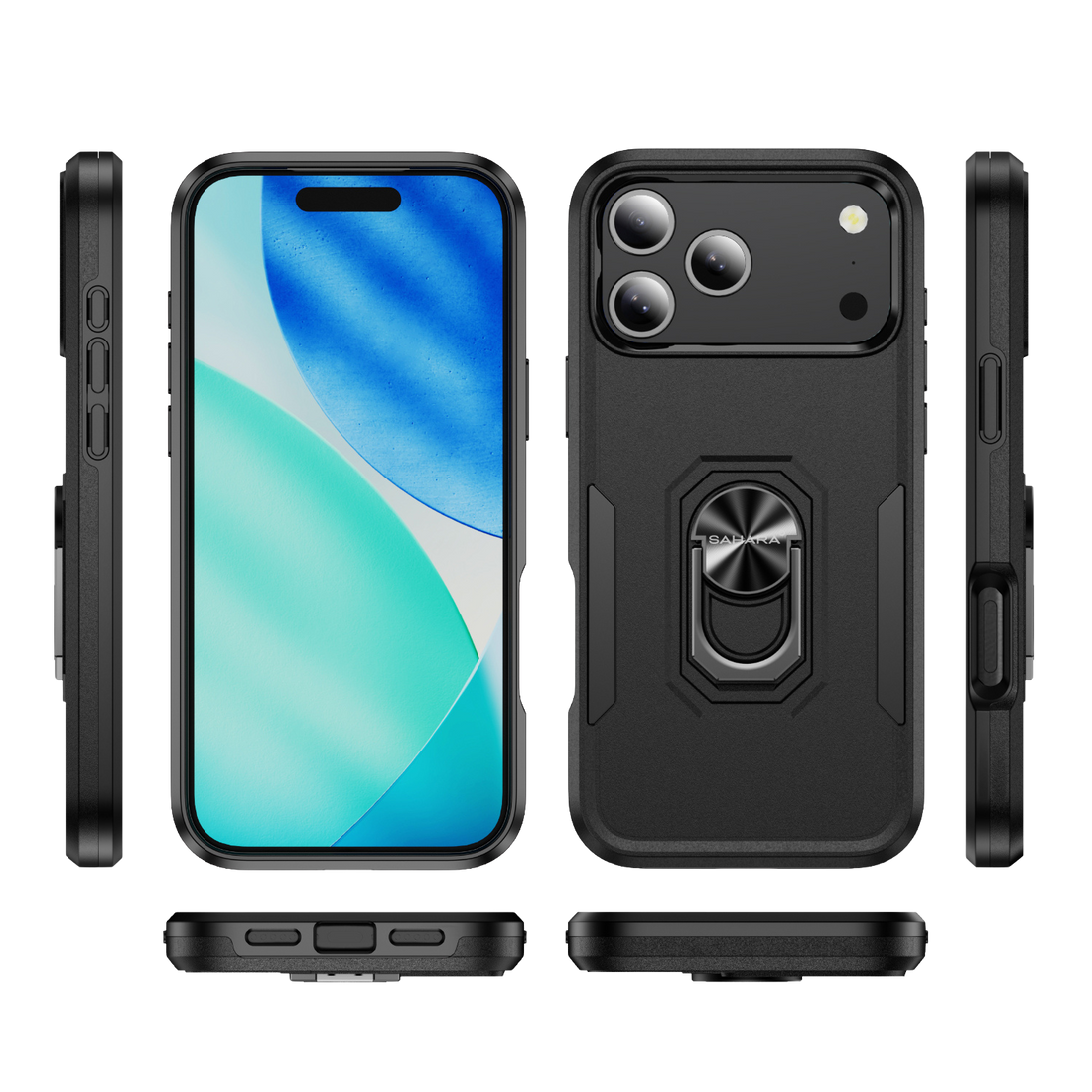 Raider Series Heavy-Duty Kickstand Case for iPhone 17 Pro Max