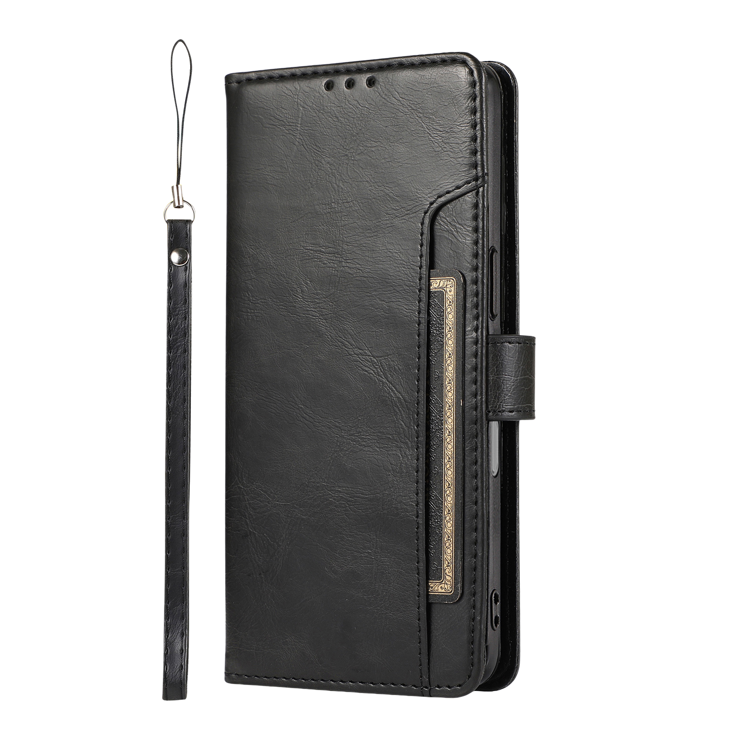 Indy Series Leather Folio Wallet Case for Apple iPhone 17 Pro