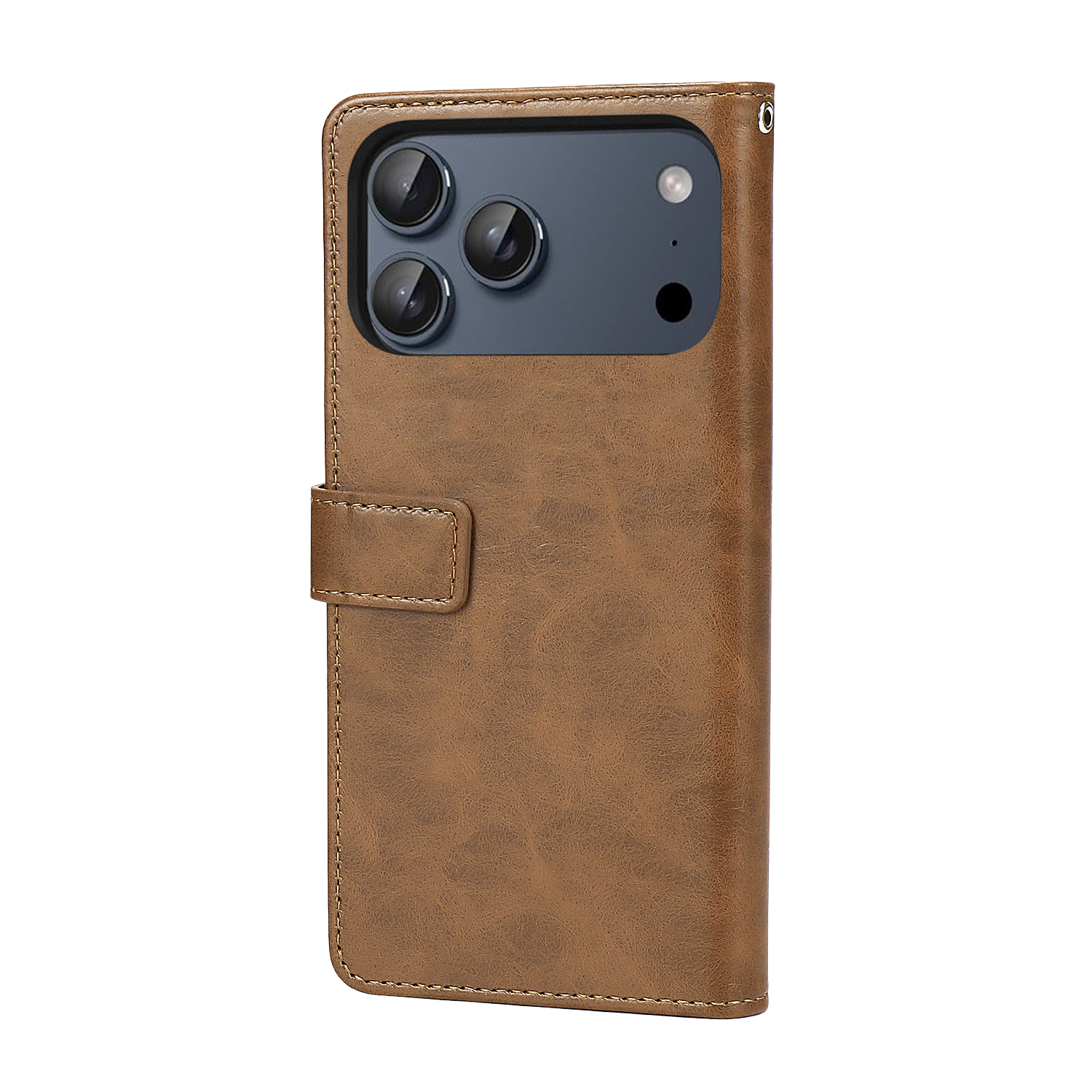Indy Series Leather Folio Wallet Case for Apple iPhone 17 Pro