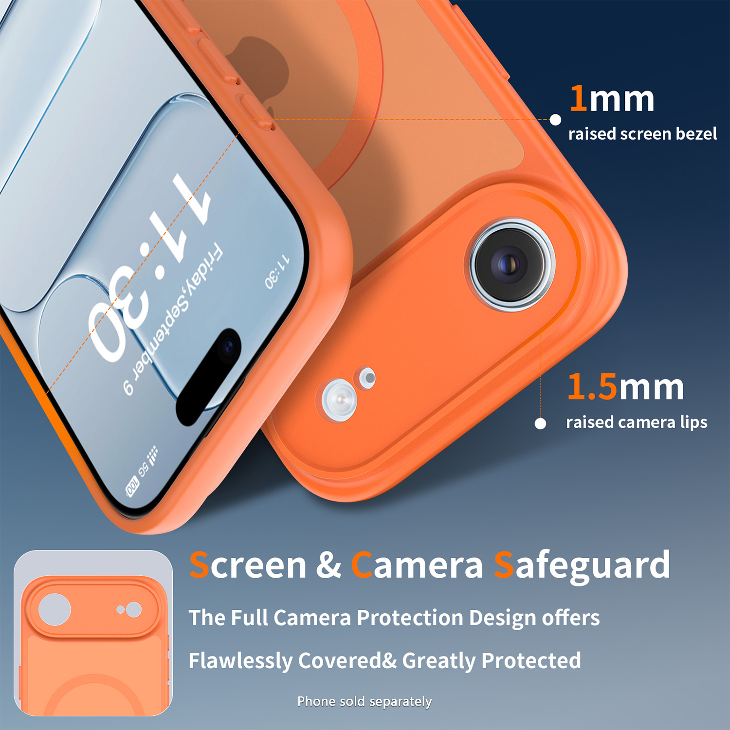 Venture Series Transparent Matte Slim Case for Apple iPhone Air