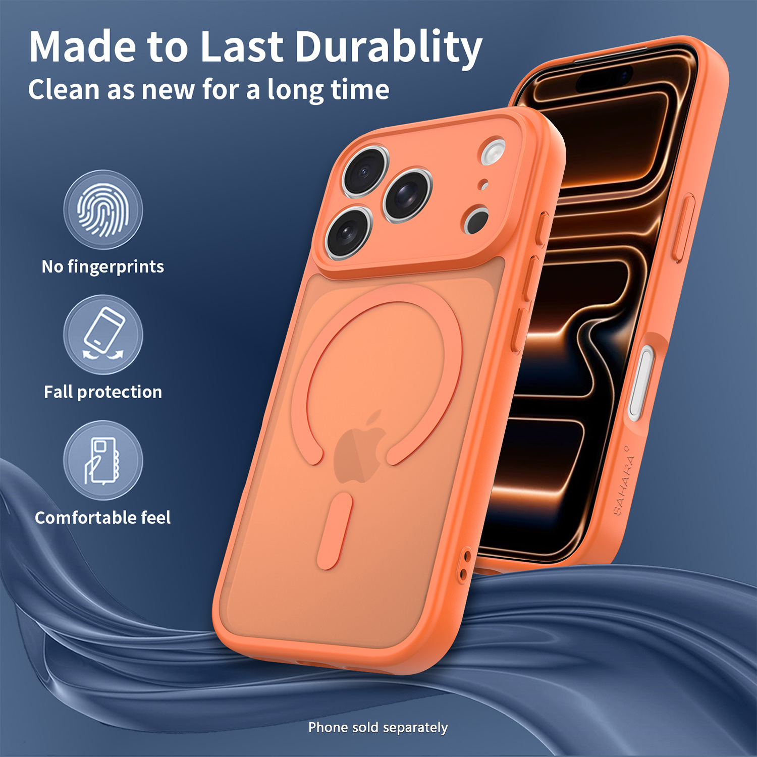 Venture Series Transparent Matte Slim Case for Apple iPhone 17 Pro