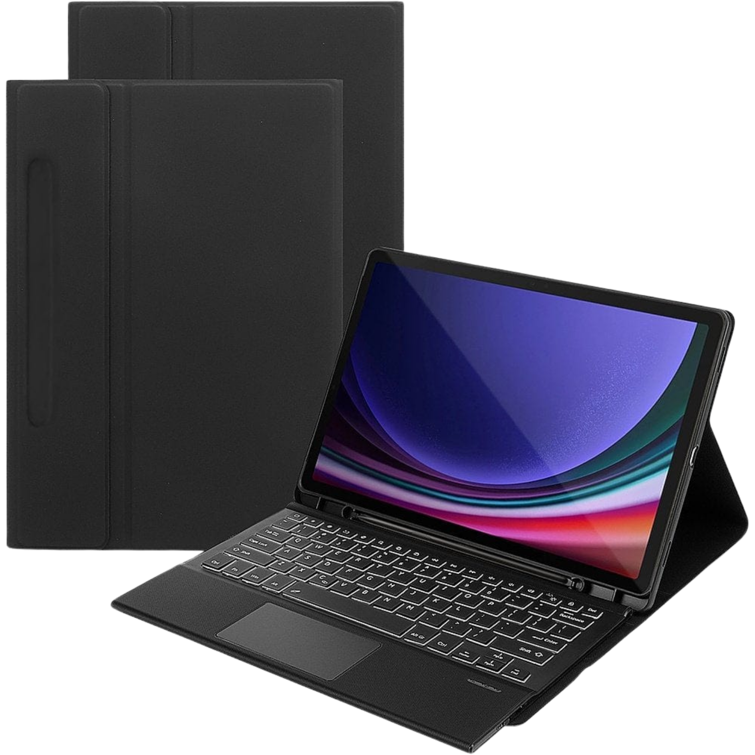 Navigate Series Keyboard Folio Case for Samsung Galaxy Tab S10 FE, S10 Lite, Tab S9 and Tab S9 FE