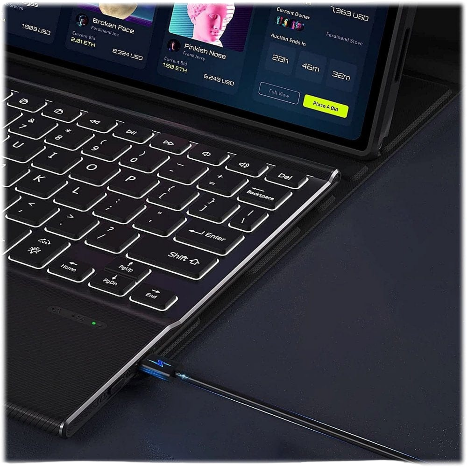 Navigate Series Keyboard Folio Case for Samsung Galaxy Tab S10 FE, S10 Lite, Tab S9 and Tab S9 FE