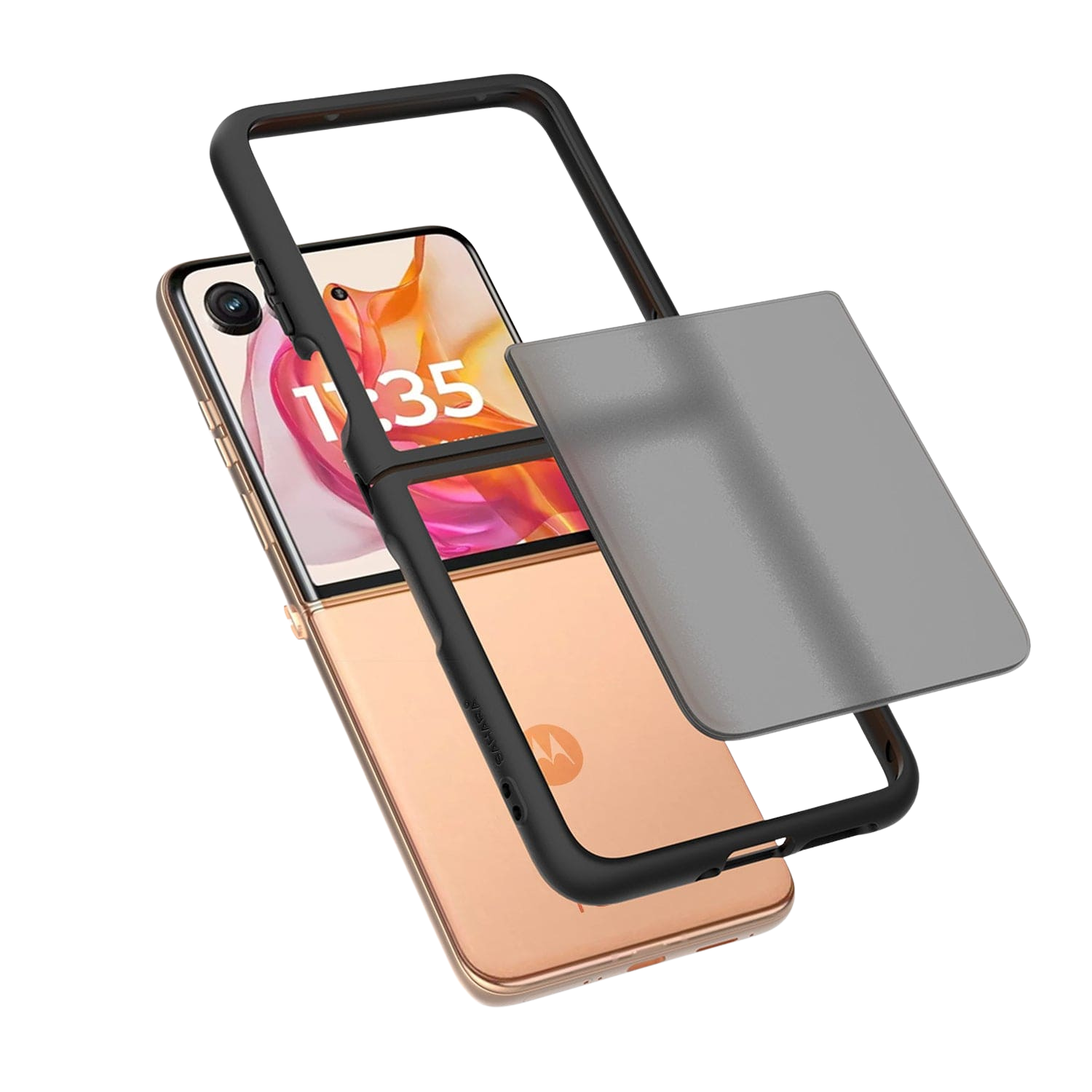Venture Series Slim Matte Transparent Case for motorola razr ultra (2026/2025)