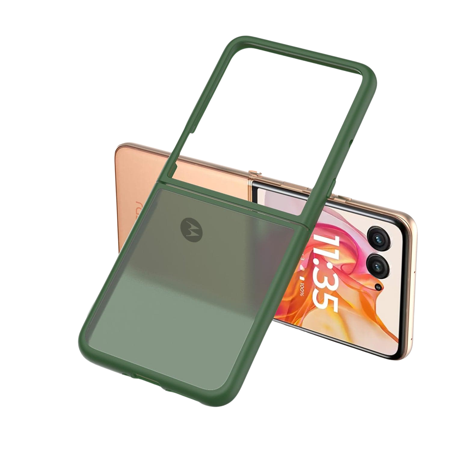 Venture Series Slim Matte Transparent Case for motorola razr ultra (2026/2025)