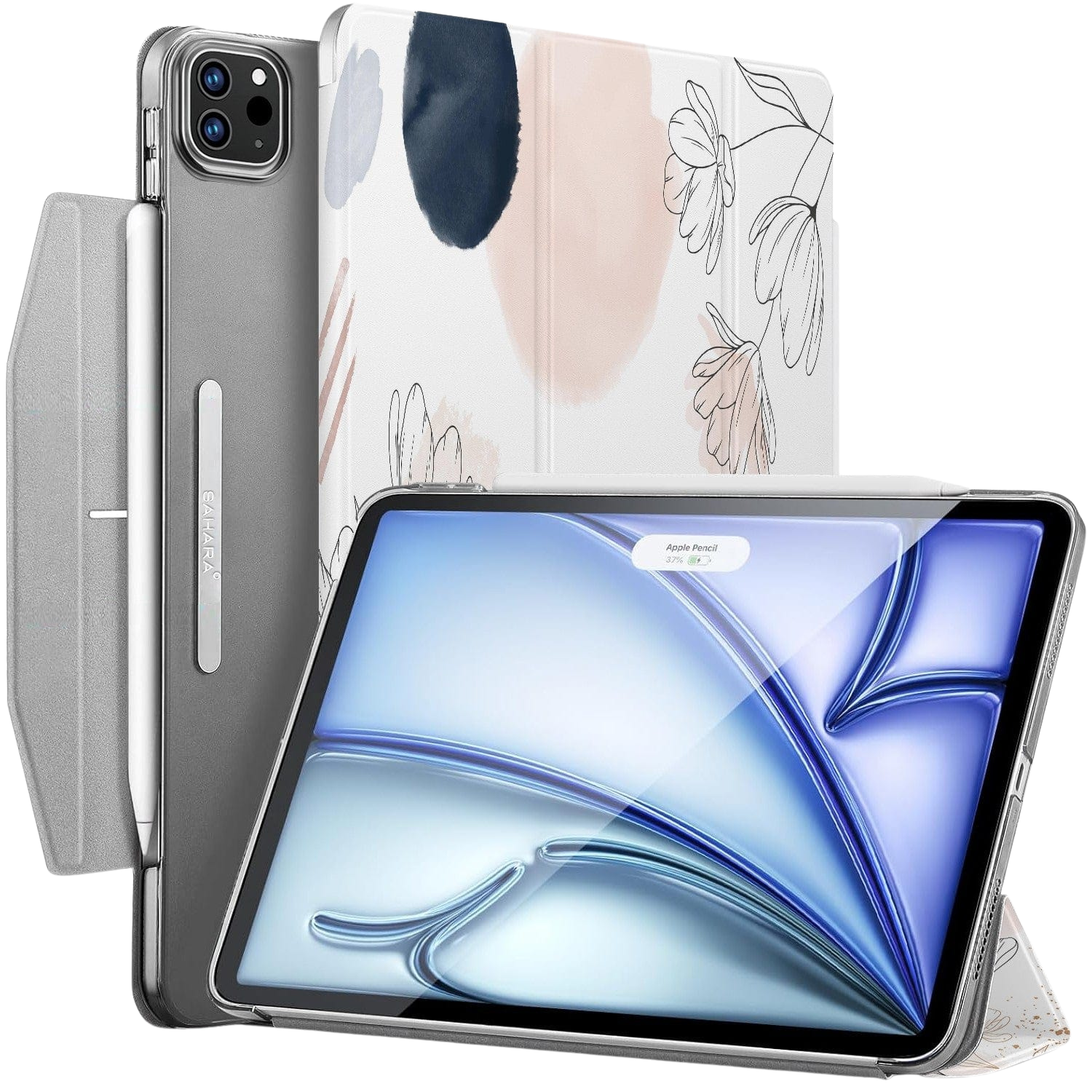 Inspire Series Marble Folio Case for iPad Pro 11-inch (M4 2024 / M5 2025)