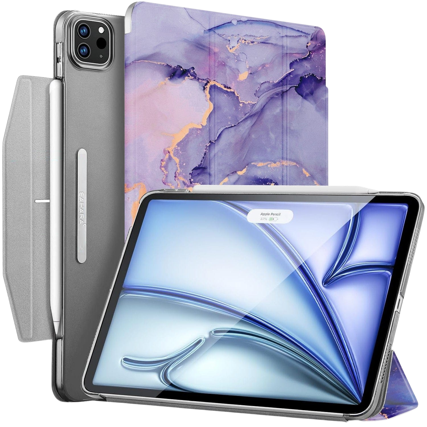 Inspire Series Marble Folio Case for iPad Pro 13-inch (M4 2024 / M5 2025)