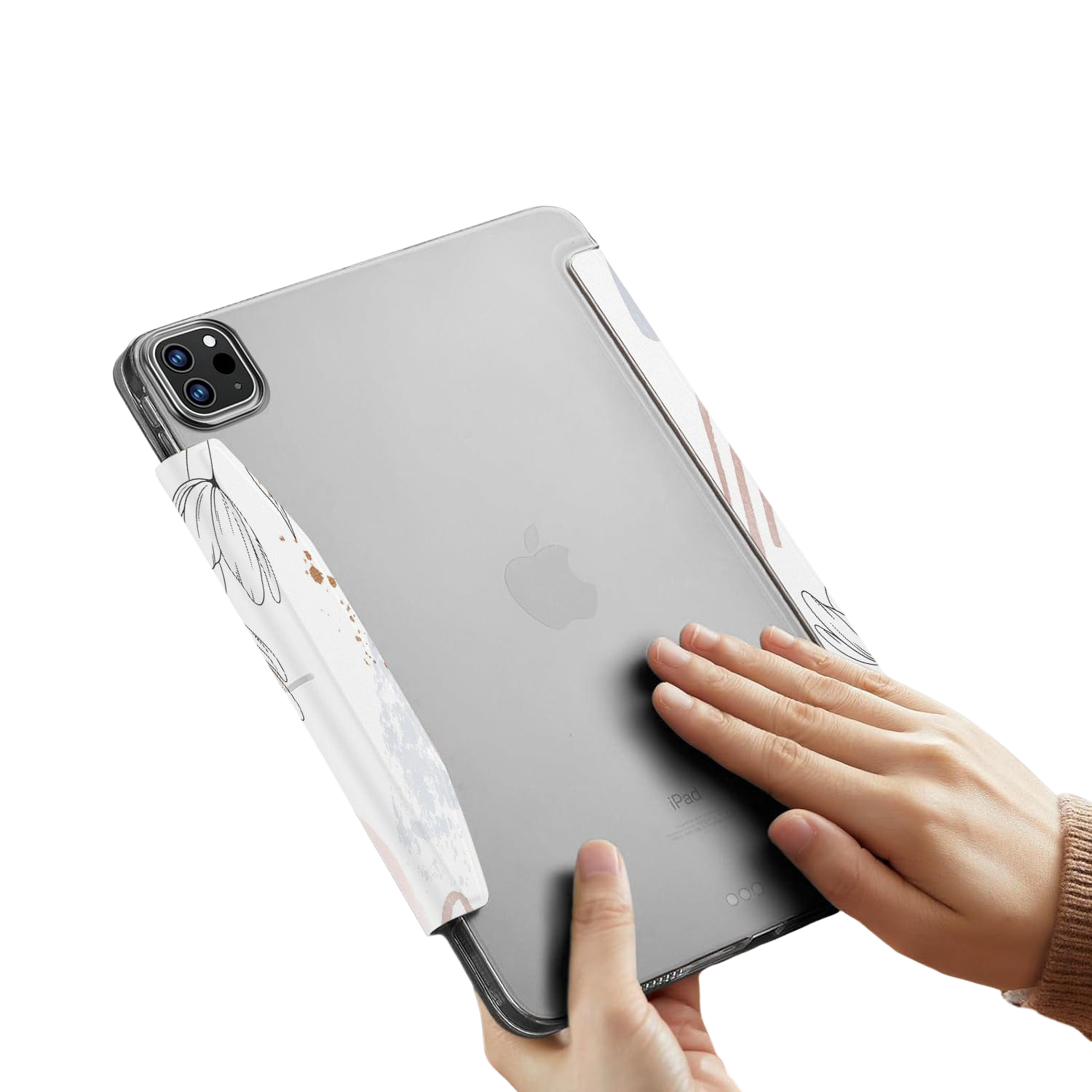 Inspire Series Marble Folio Case for iPad Pro 13-inch (M4 2024 / M5 2025)