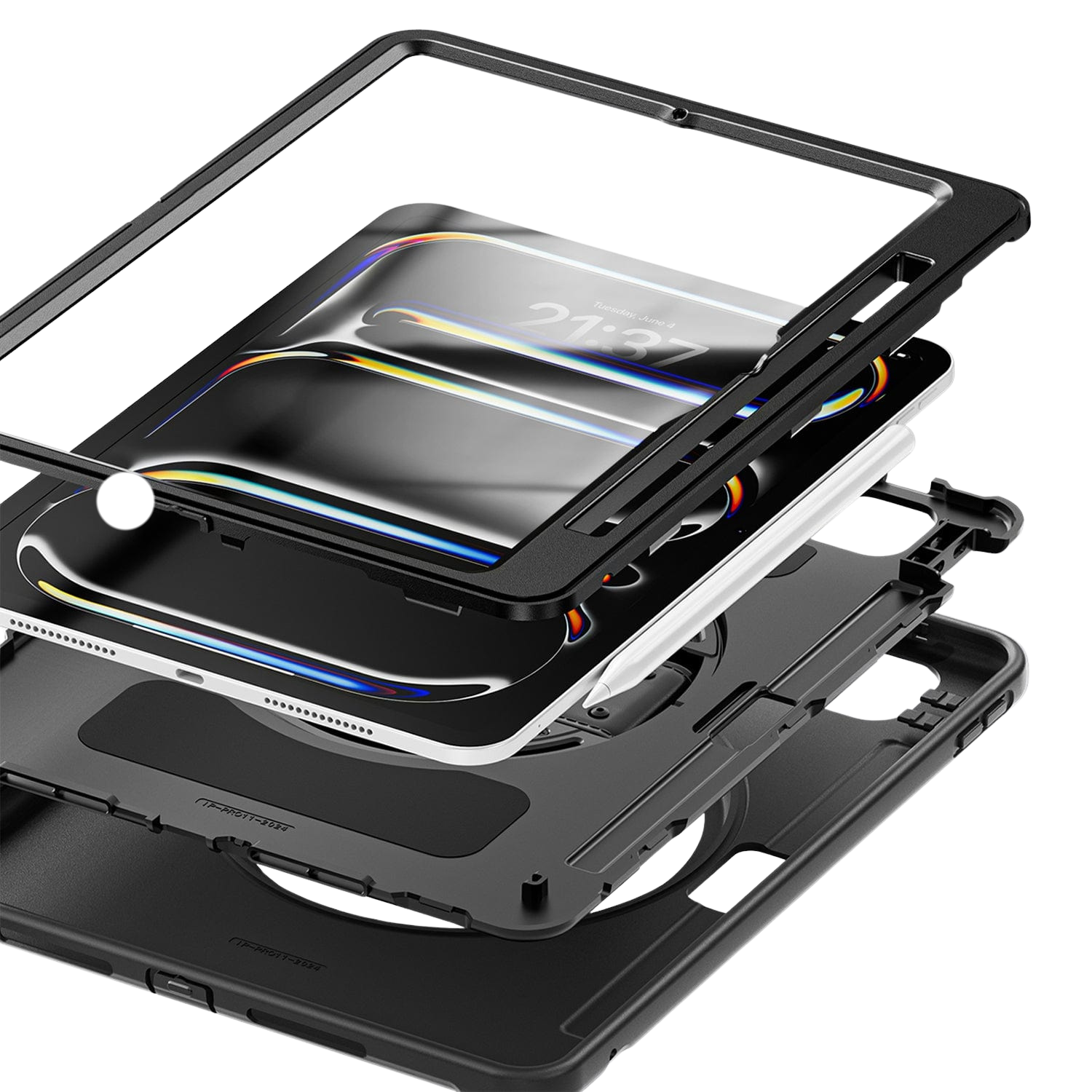 Raider Series Heavy-Duty Hand Strap Case for iPad Pro 13-inch (M4 2024 / M5 2025)
