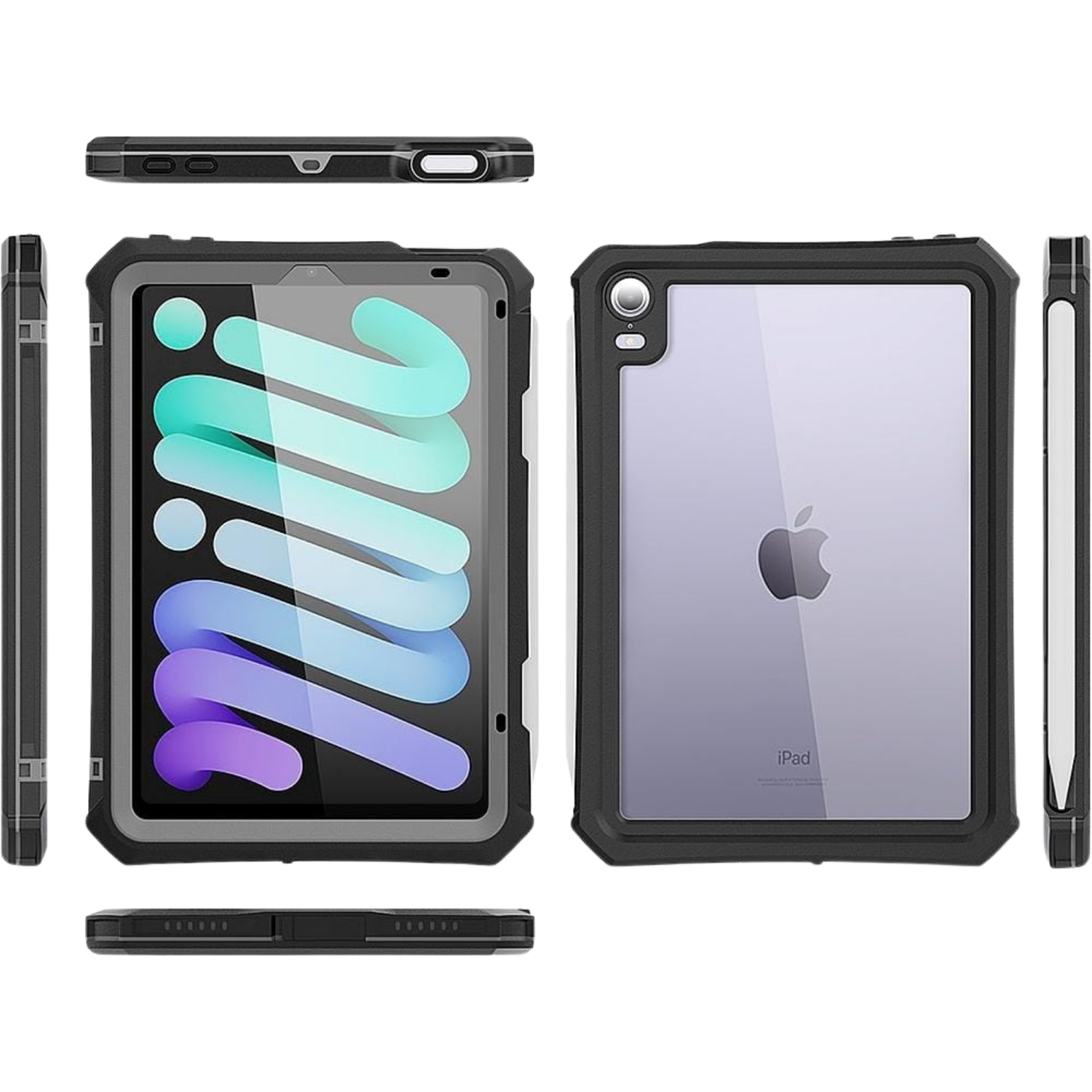 Oasis Series Waterproof Case for iPad mini (A17 Pro) and iPad mini (6th Generation 2021)