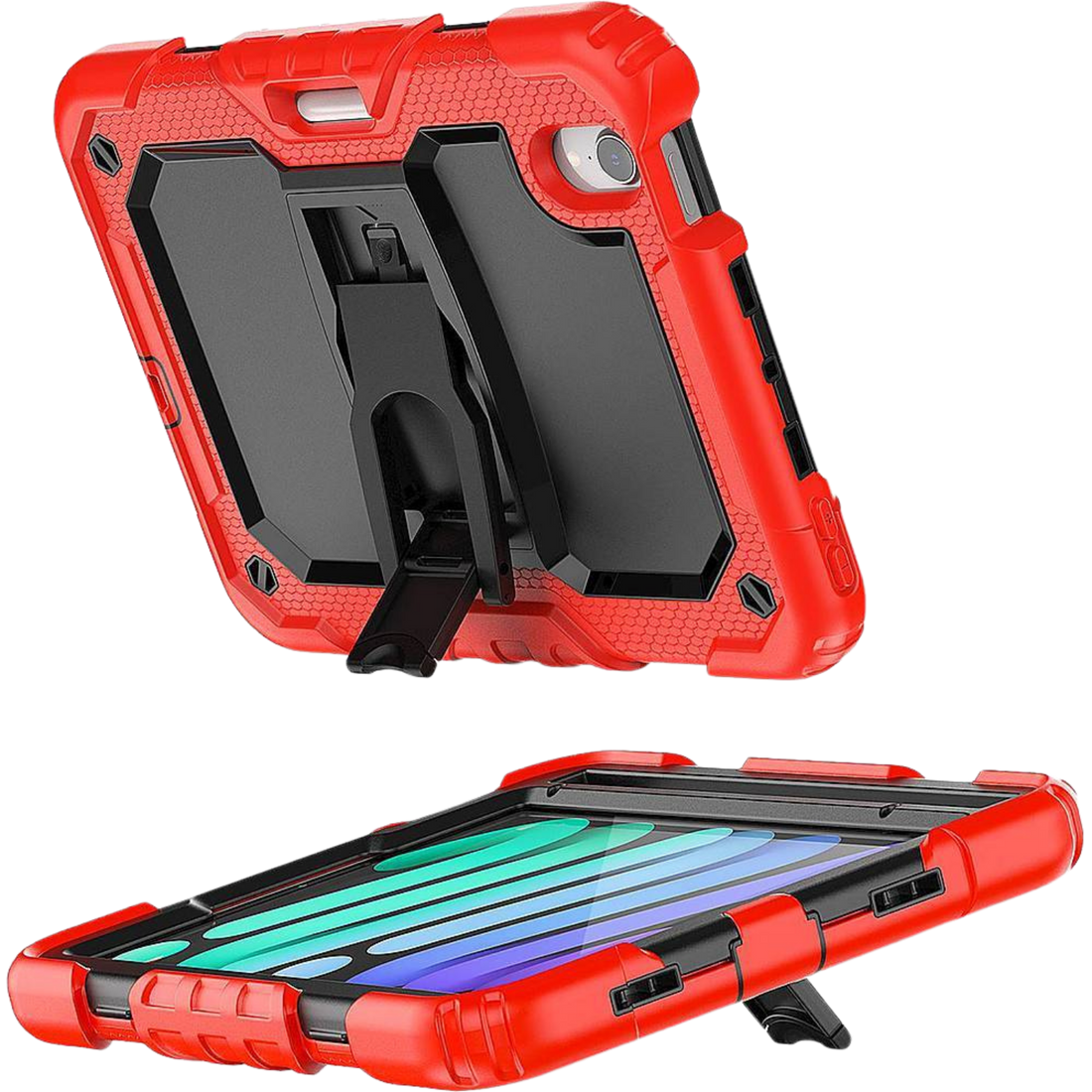 Raider Series Heavy-Duty Kickstand Case for iPad mini (A17 Pro) and iPad mini (6th Generation 2021)