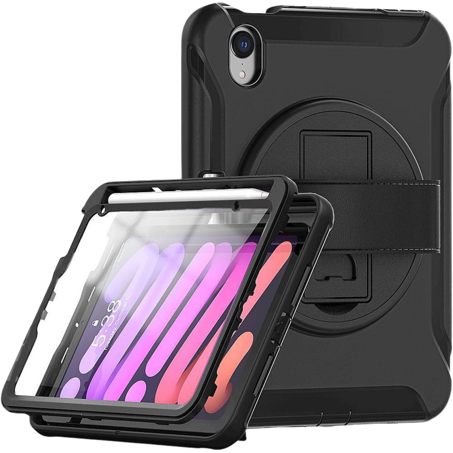 Raider Series Heavy-Duty Hand Strap Case iPad mini (A17 Pro) and iPad mini (6th Generation 2021)