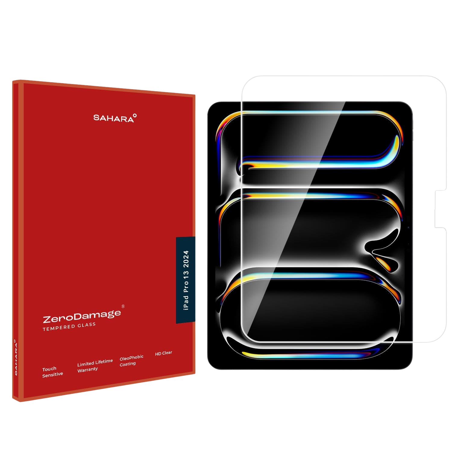 ZeroDamage Ultra-Strong Tempered Glass Screen Protector for iPad Pro 13-inch (M4 2024 / M5 2025)