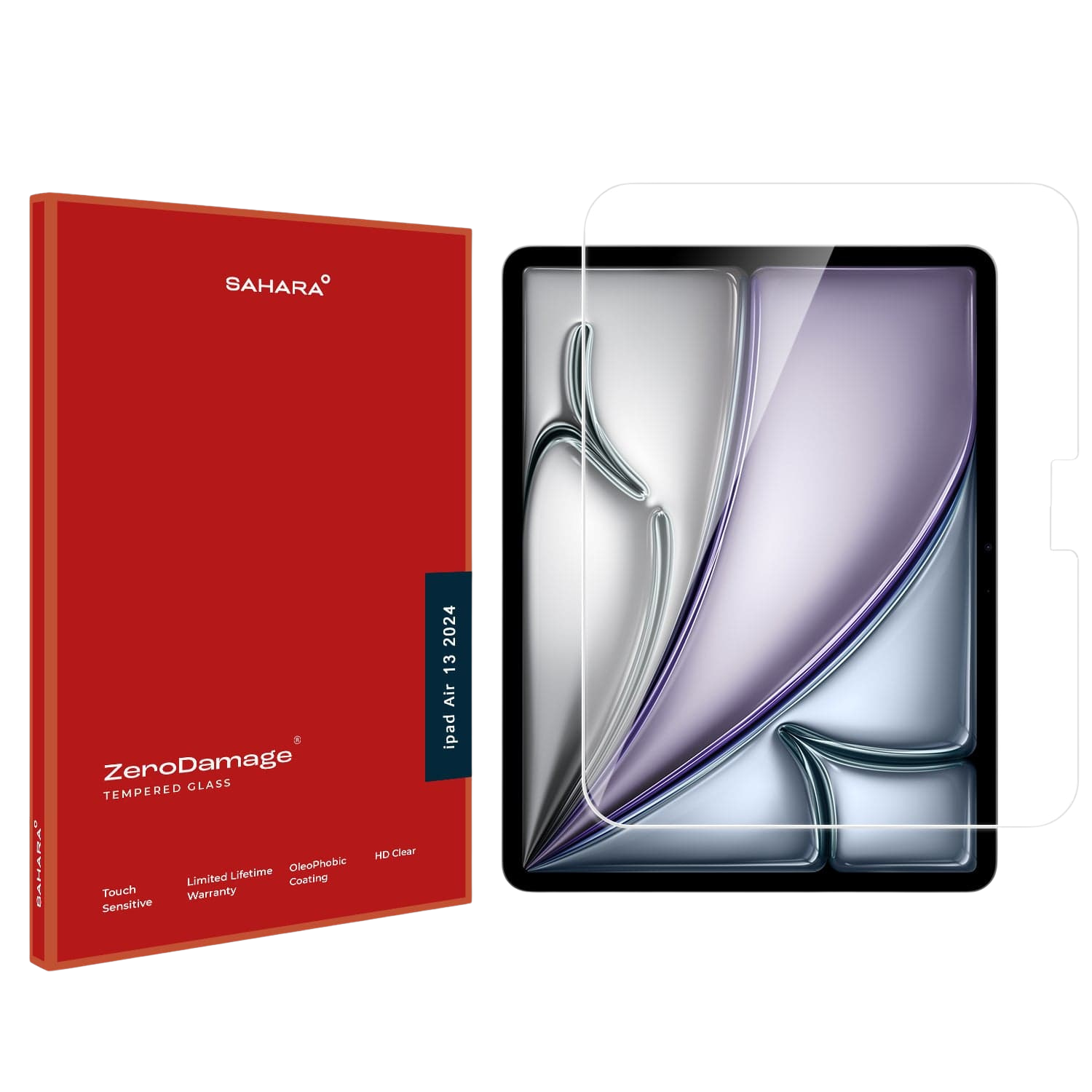 ZeroDamage Ultra-Strong Tempered Glass Screen Protector for iPad Air 13-inch (M2/M3/M4)