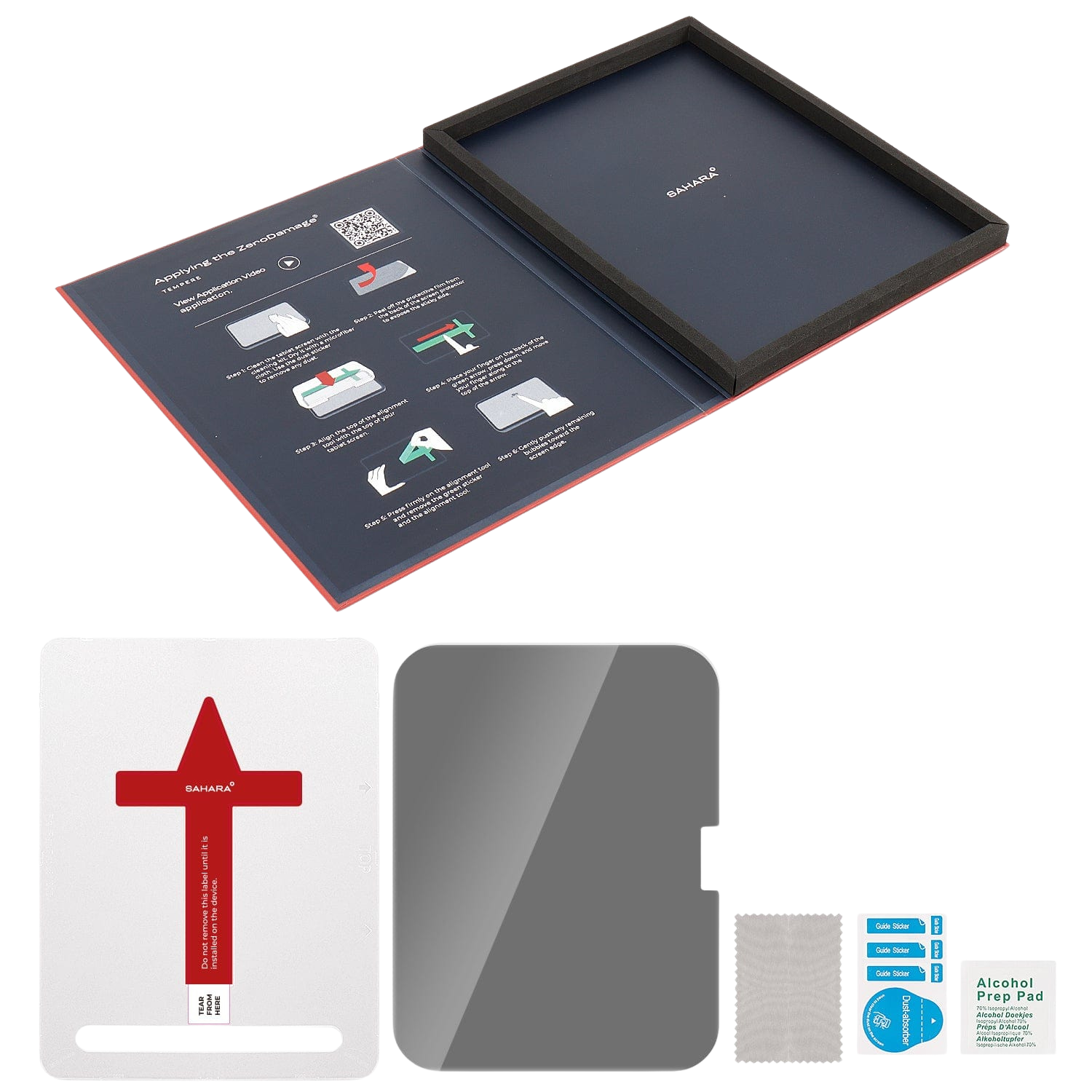 ZeroDamage Ultra-Strong+ Privacy Tempered Glass Screen Protector for iPad Pro 13-inch (M4 2024 / M5 2025)