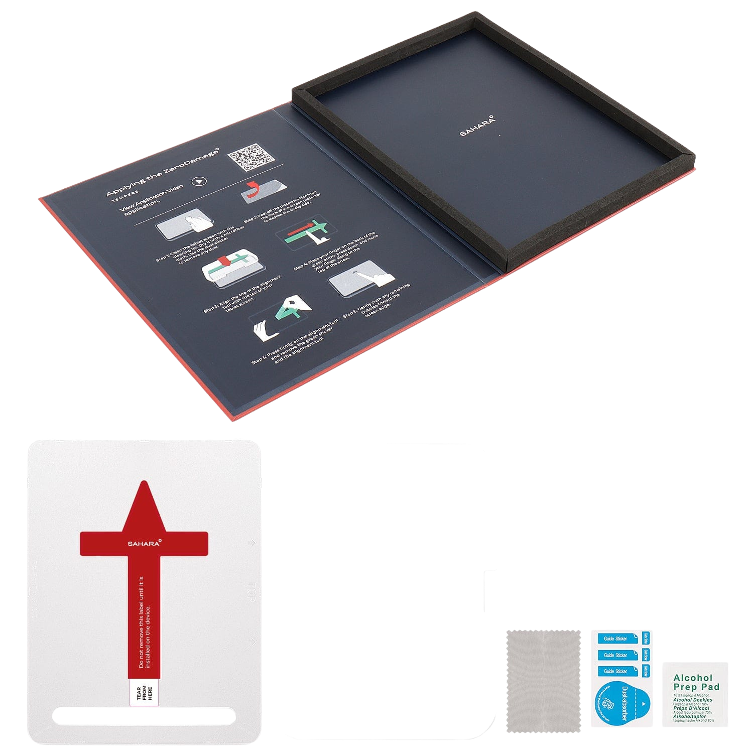 ZeroDamage Ultra-Strong Tempered Glass Screen Protector for iPad Pro 11-inch (M4 2024 / M5 2025)